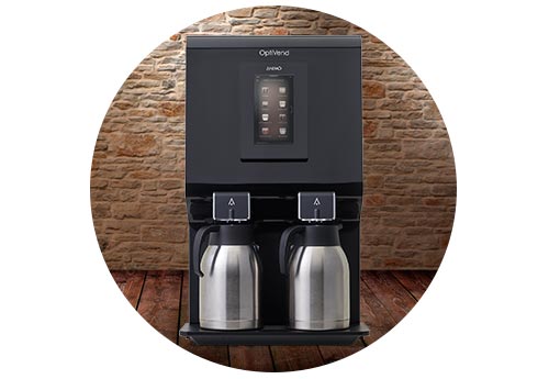 machine à café optivend petit-déjeuner horeca